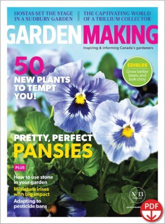 Pansies and other colourful flowers sparkle in Garden Making No. 13.