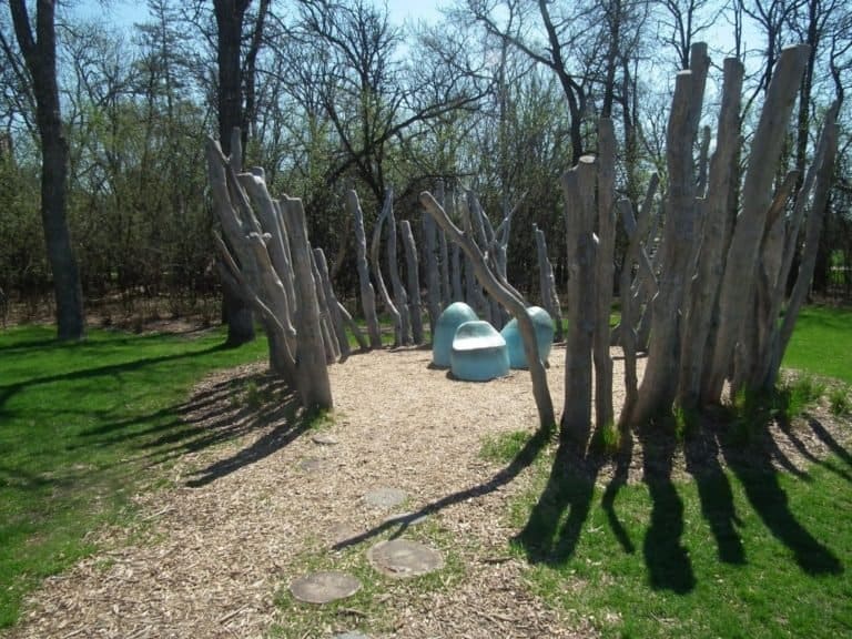 The Children's Natural Playground is designed to encourage playfulness.