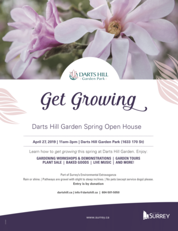 Get Growing – Darts Hill Garden Spring Open House