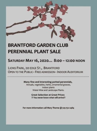 Brantford Perennial Plant Sale