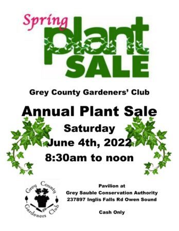 Grey County plant sale 2022