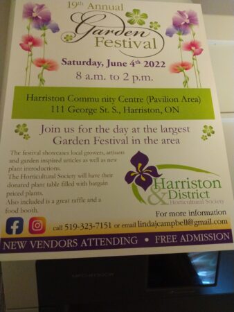 Harriston garden festival 2022